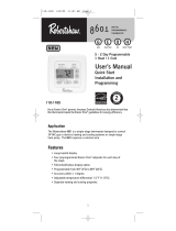 Robertshaw Jan-01 Owner's manual