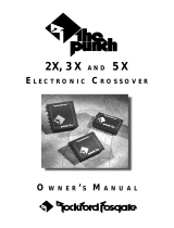 Rockford Fosgate Punch 3X User manual