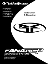 Rockford Fosgate FNP2614 User manual