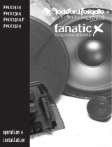 Rockford Fosgate FNX-1405 User manual