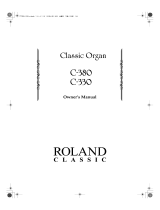 Roland C-380 Owner's manual