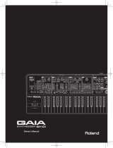 Roland GAIA SH-01 User manual