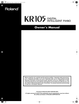 Roland KR-105 User manual