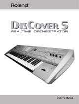 Roland PAINO DISCOVER5 User manual