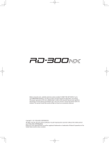 Roland RD-300NX Owner's manual