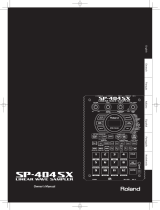 Roland SP-404SX User manual