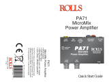 Rolls PA71 User manual