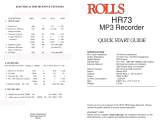 Rolls HR73 User manual