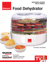 Ronco Food Dehydrato User manual