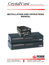 Rose electronic CrystalView Sun User manual