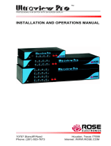 Rose electronic UEC-16UB User manual