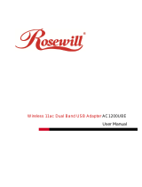 Rosewill AC1200UBE User manual