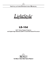 Runco LIGHTSTYLE LS-10D User manual