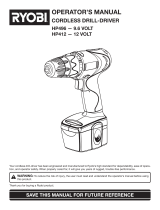 Ryobi HP412 User manual