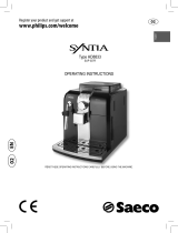 Saeco Coffee Makers HD8833/39 User manual