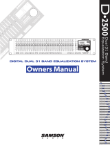 Samson D-2500 User manual