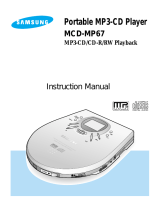 Samsung MCD-MP67 User manual
