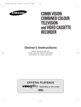 Samsung Colour TV/VCR User manual