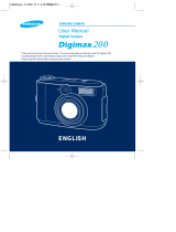Samsung Digimax 200 User manual
