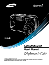 Samsung DIGIMAX V4000 User manual