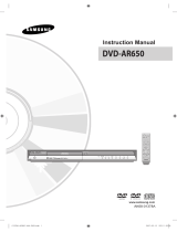 Samsung DVD-AR650 User manual