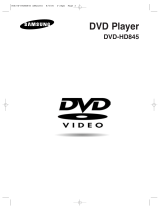 Samsung DVD-HD845 User manual
