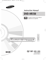 Samsung DVD-HR720/ User manual