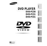 Samsung DVD-P231 User manual