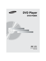 Samsung DVD-P280K User manual