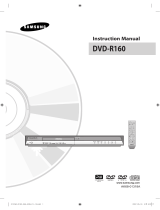 Samsung DVD-R160 User manual