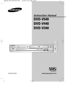 Samsung DVD-V340 User manual