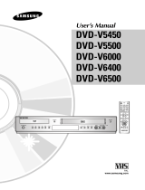 Samsung DVD-V6500/ User manual
