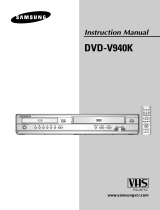 Samsung DVD-V940K User manual