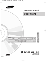 Samsung DVD-VR329 User manual