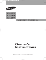 Samsung HC-S4755W User manual