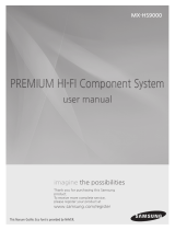Samsung MXHS9000 User manual