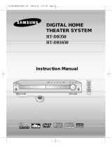Samsung HTDB1650 User manual