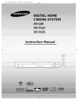 Samsung HT-TQ25 User manual