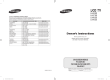 Samsung LA40S88BX/HAC User manual