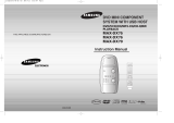 Samsung MAX-DX76 User manual