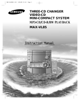 Samsung MAX-VL85 User manual