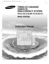 Samsung MAX-VS530 User manual