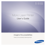 HP Samsung ML-1860 Laser Printer series User manual