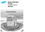 Samsung MM-B3/B4 User manual