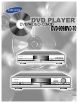Samsung DVD-709 User manual