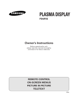 Samsung PS-50P2HT User manual