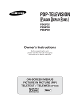 Samsung PS50P3H User manual