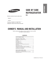Samsung RS20NAMS User manual