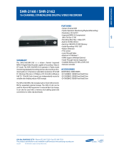 Samsung DVR SHR-2160 User manual