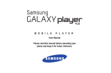 Samsung YP-GI1CB User manual